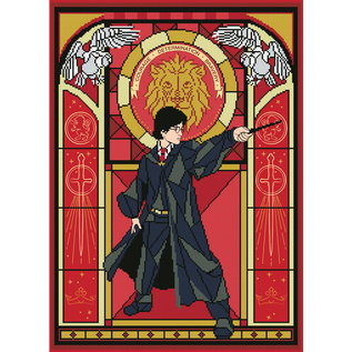 Camelot Dotz® - 52x72cm Harry Stained Glass Diamond Painting