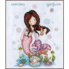 Telpakket kit ca. 18 x 23 cm Gorjuss So nice to sea you