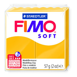 FIMO Soft Boetseerklei 57g. zonnegeel