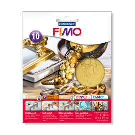 Fimo Bladmetaal goud 10 vel