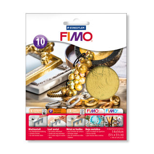 Fimo Bladmetaal goud 10 vel