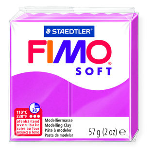 Fimo soft blok 57g. Framboos