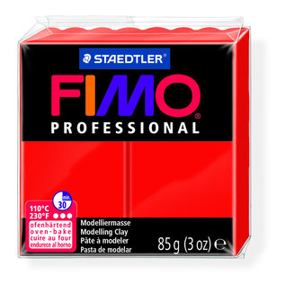 Fimo Professional 85g primair rood