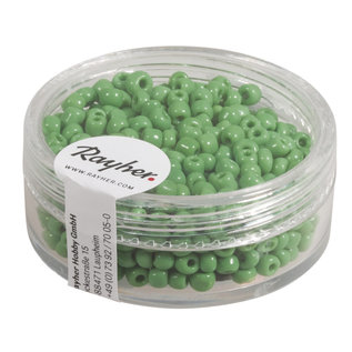 Rocailles 2,6mm opaques vert 17 g