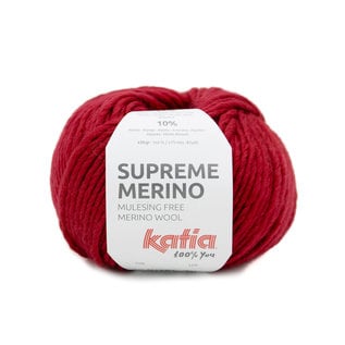 Supreme Merino 50g 89 rood bad 29597