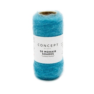 50 Mohair Shades 26 turquoise bad 28272A