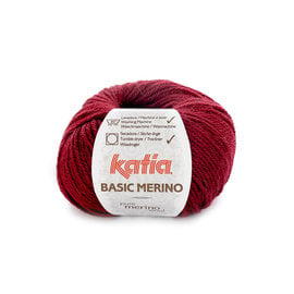 BASIC MERINO 23 Donker wijnrood bad 25275A