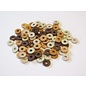 Surfkralen - Kralen Katsuki Mix 6mm Beige / Brown woody +/- 100st