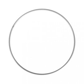 Metalen dromenvanger ring bedekt 20cm Grijs
