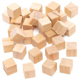 72 houten blokjes 12x12mm