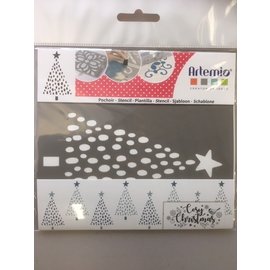 Sjabloon Cosy Christmas kerstboom