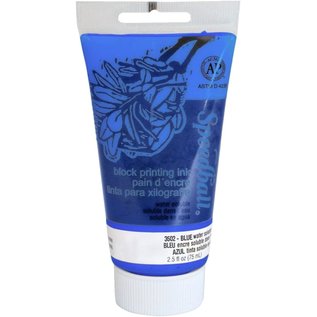 Speedball block printing ink blauw 75ml