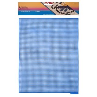 Copy of plastic canvas stramien 7 count 32,50x25cm geel