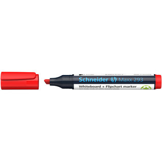 Schneider Maxx 293 whiteboard 2+5mm rood - PER STUK