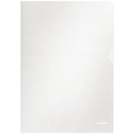 L-map A4 gestructureerd, 105 micron PP, doos van 100 stuks - Transparant
