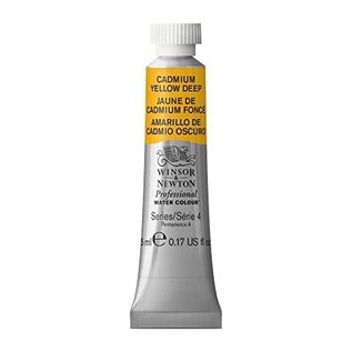 Winsor & Newton Professional Watercolour - aquarelverf - tube 5ml - serie 4 - cadmium geel donker 111