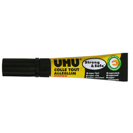 uhu Alleslijm Strong&Safe supersterk 7g. Blister.