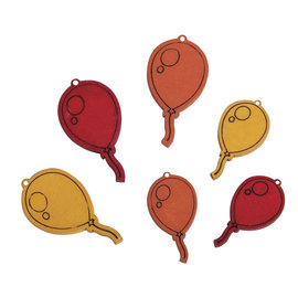 strooihoutjes ballonnen geel-oranje-rood
