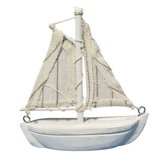 Houten zijlboot, 8,5cm