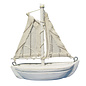 Bateau a voile en bois, 8,5 cm