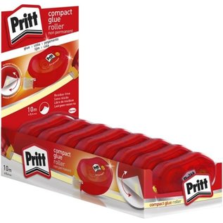 Pritt: Lijmroller "Compact" niet-permanent, 8.4mm x 10m