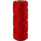 Bamboekoord, 1 mm, Rood, 65 M, 1 Rol