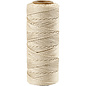 Bamboekoord, 1 mm, Off-white, 65 M, 1 Rol