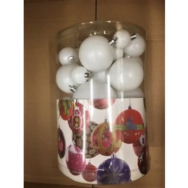 Kerstballen 3-4-6-8cm 39st.