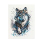 DMC Kruissteek kit "Snoe Splashes. Wolf" 21x28cm