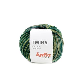 Katia Twins 150g 155 groen-beige bad 32391