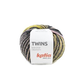 Katia Twins 150g 151 blauw-geel-roze bad 32388