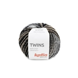 Katia Twins 150g 150 bruin-ecru bad 34290