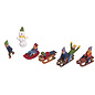 Rayher Kunstof miniaturen kinderslee, 1,5-2cm, 6st.