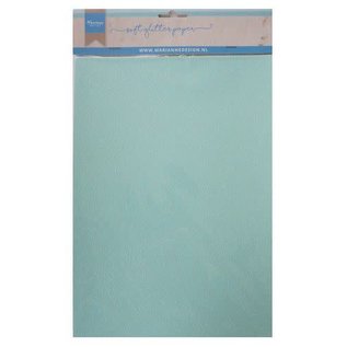 Marianne design Marianne D Decoratie Soft Glitter papier 5 vel Mint