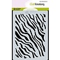 stencil tijger-zebra print A6 Carla Creaties