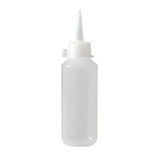 Fles met tuitdop transparant 100ml Tie-dye - PER FLESJE