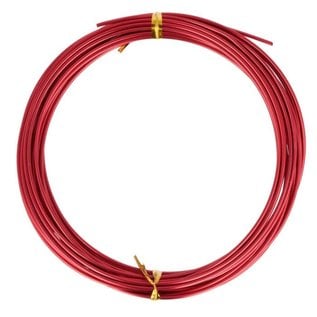 Aluminium draad 1,5mmx5m rood