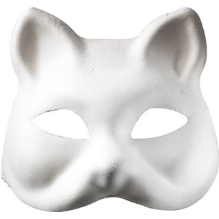 Masker Kat om zelf te versieren