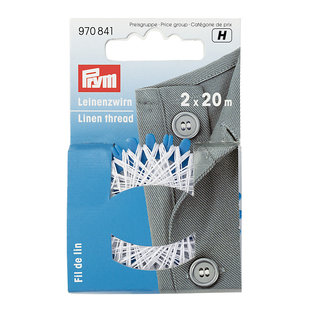 prym LINNENGAREN WIT 20m