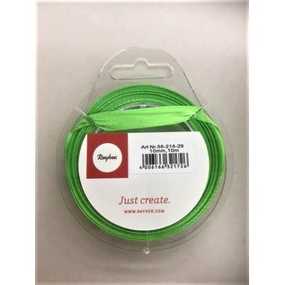 Rayher Satijnlint groen 10mm 10m