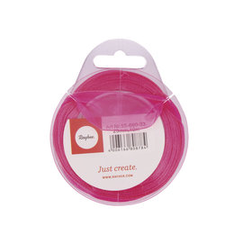 Rayher Organzalint donker roze 2,5cm 10m