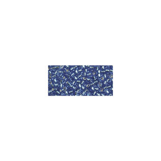 Rayher Premium-rocailles 2,2 mm azuurblauw 12g met zilverkern