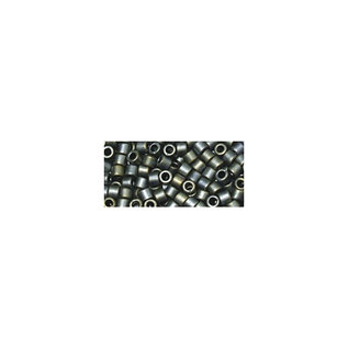 Delica-rocailles, 2,2 mm, antracit 7g. metallic mat