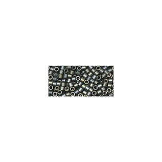 Rayher Delica-rocailles 1,6mm mat metallic 6g. anthracite