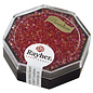 Rayher Delica-rocailles 2,2mm lichtrood 7g. transparent Rainbow mat