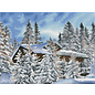 Diamond Dotz DIAMOND DOTZ® SQUARES - Pre Framed Kit - Formaat 32.2x42.2cm - Alpine Retreat