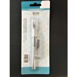 Kunsmes met 3 reserve mesjes 14.5 cm