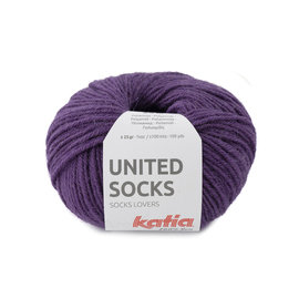 Katia United socks 13 Parelmoer-lichtviolet bad 34392