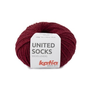 Katia United socks 17 Bordeauxpaars bad 34396