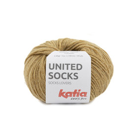 Katia United socks 3 Camel bad 34405